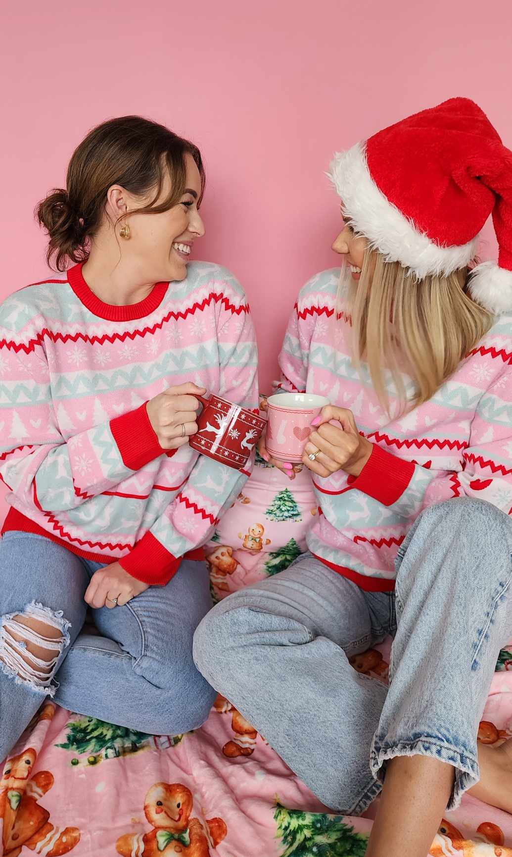 Sherbet Wonderland Christmas Sweater